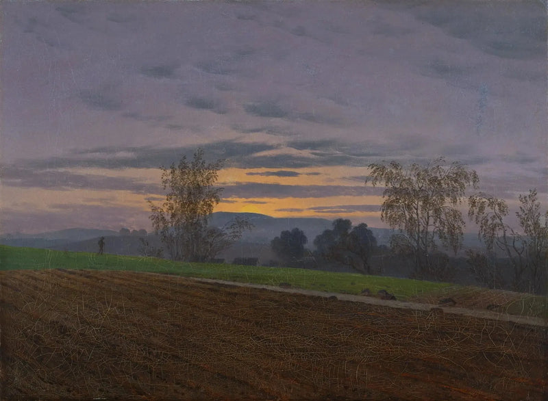 Plowed Field - Caspar David Friedrich