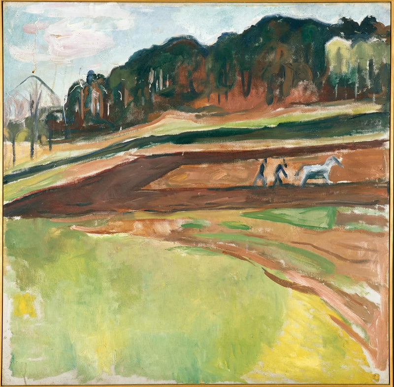 plowed field - Edvard Munch