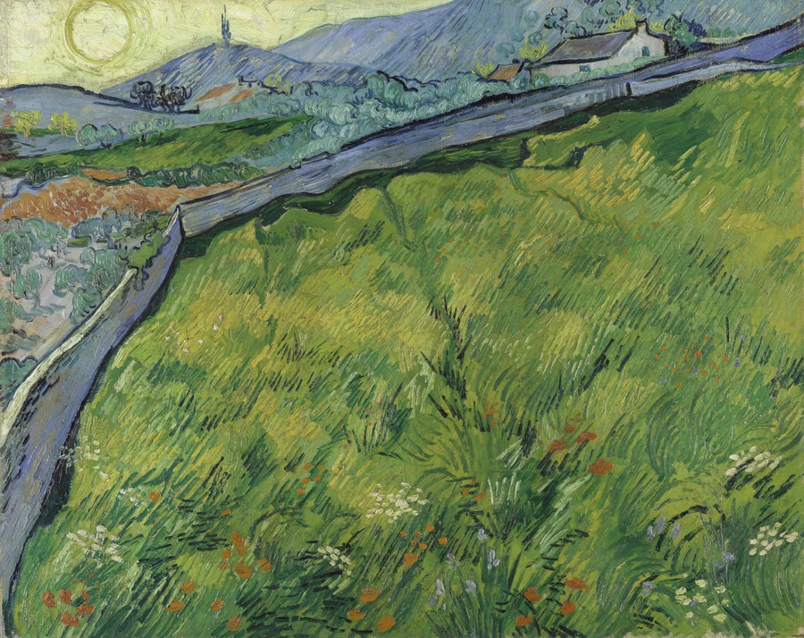 Spring Wheat Field at Sunrise - Vincent van Gogh