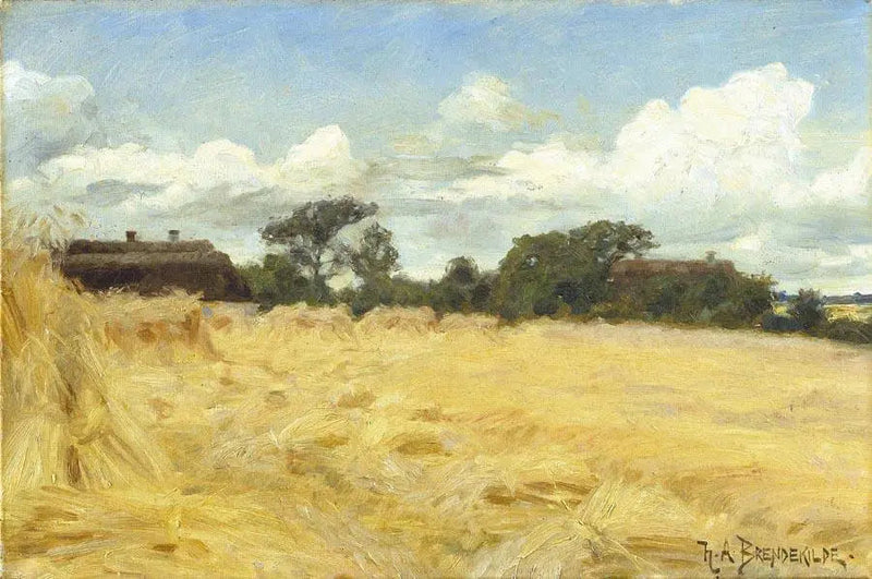 Wheat Fields. - H. A. Brendekilde