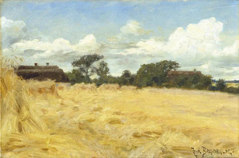 Wheat Fields. - H. A. Brendekilde