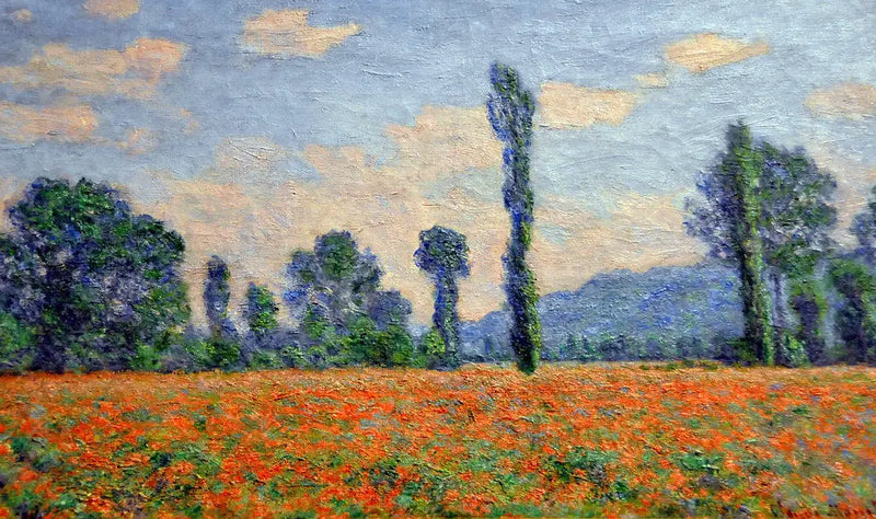 Poppy Fields at Giverny - Claude Monet