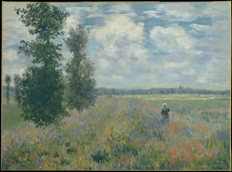 Poppy Fields near Argentieu - Claude Monet