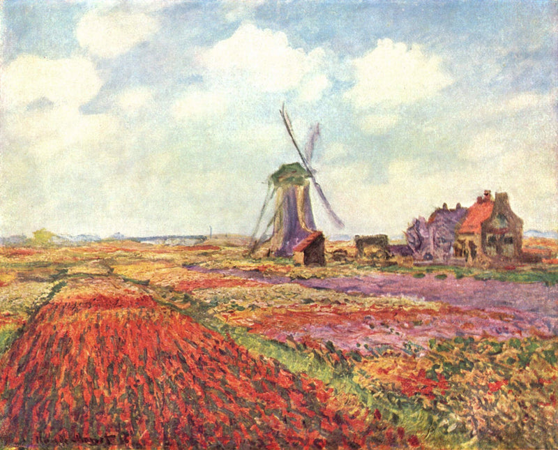 Tulip fields in Holland W1067 - Claude Monet