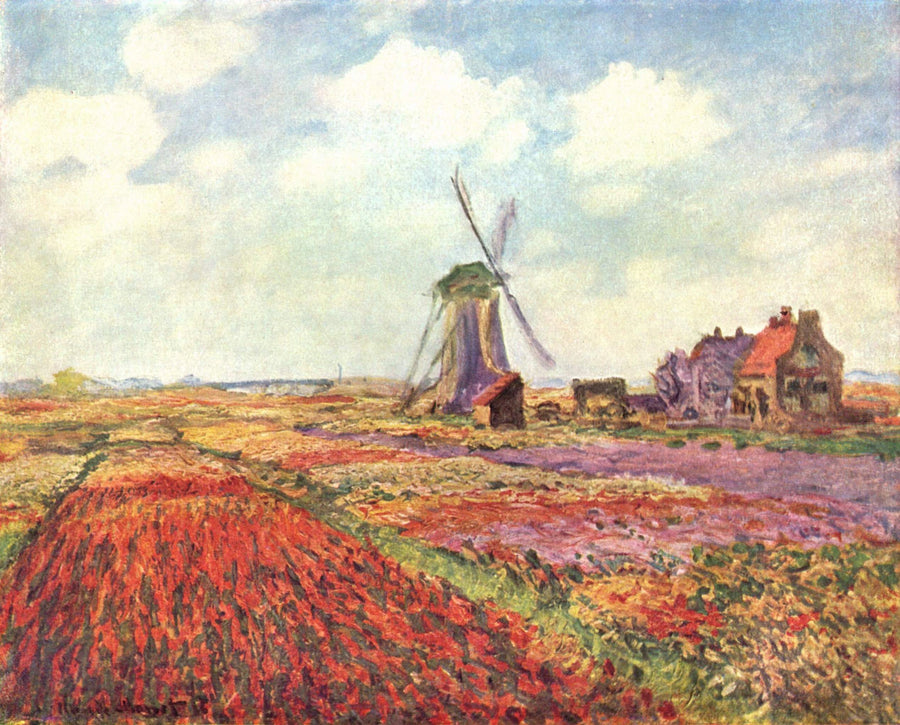 Tulip fields in Holland W1067 - Claude Monet