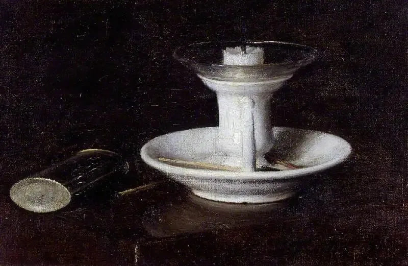 White Chandelier - Henri Fantin-Latour