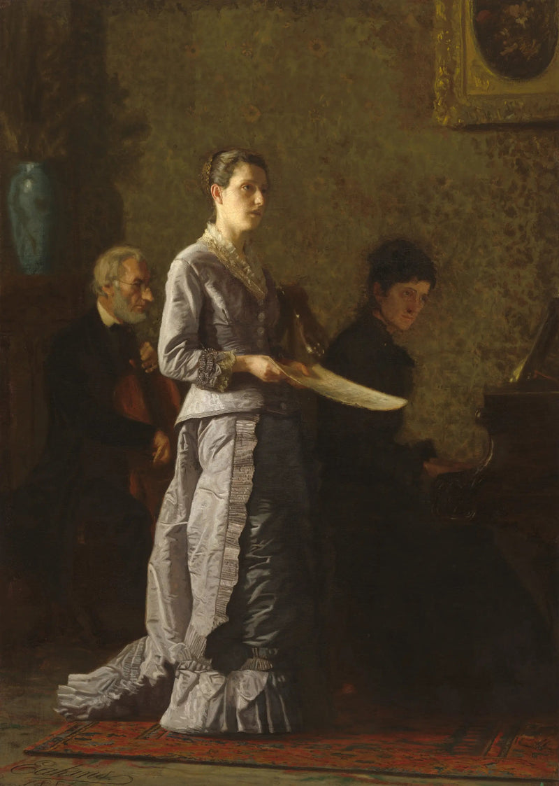 Singing a Pathetic Song - Thomas Eakins
