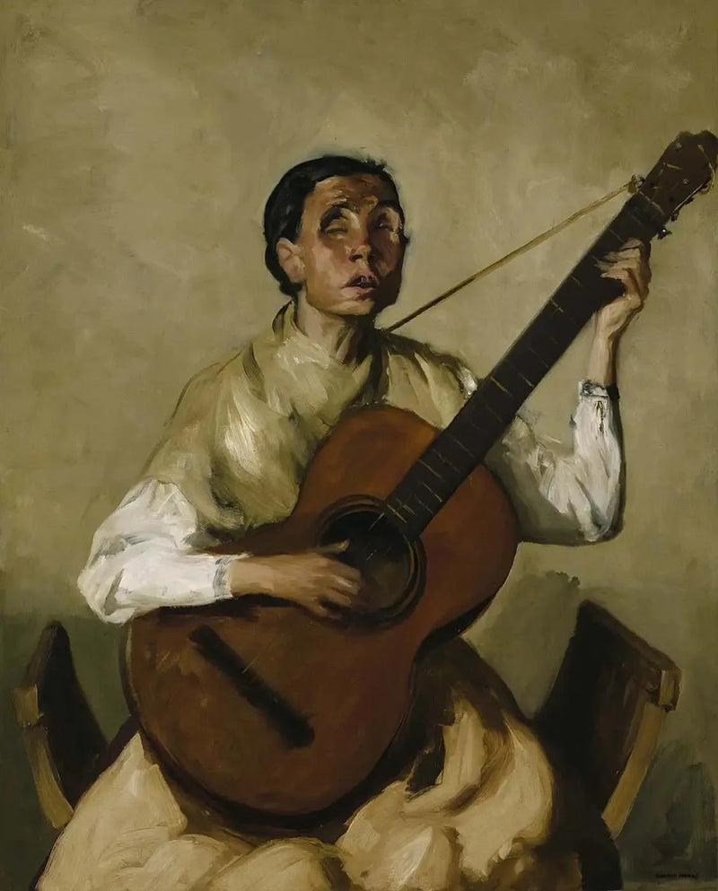Blind Spanish Singer - Robert Henri