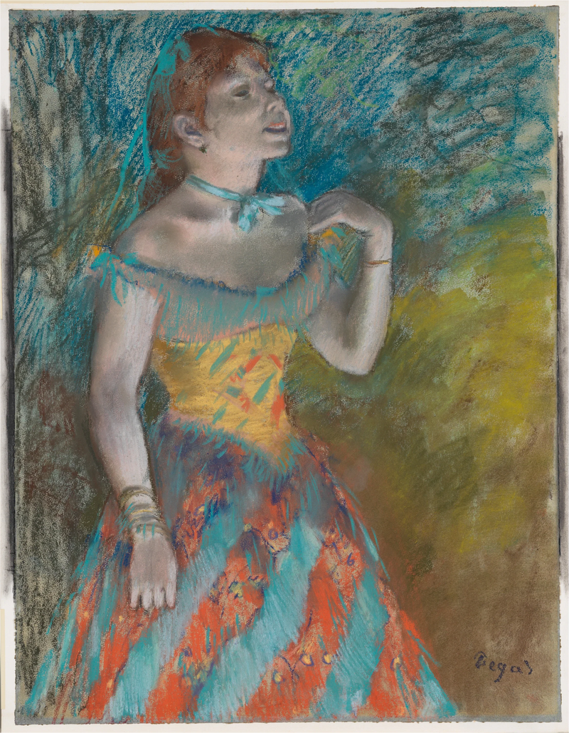 The Singer in Green - Edgar Degas