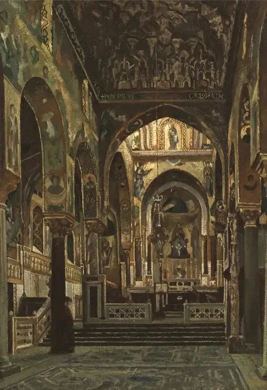Palatine Chapel, Palermo - Frederic Leighton