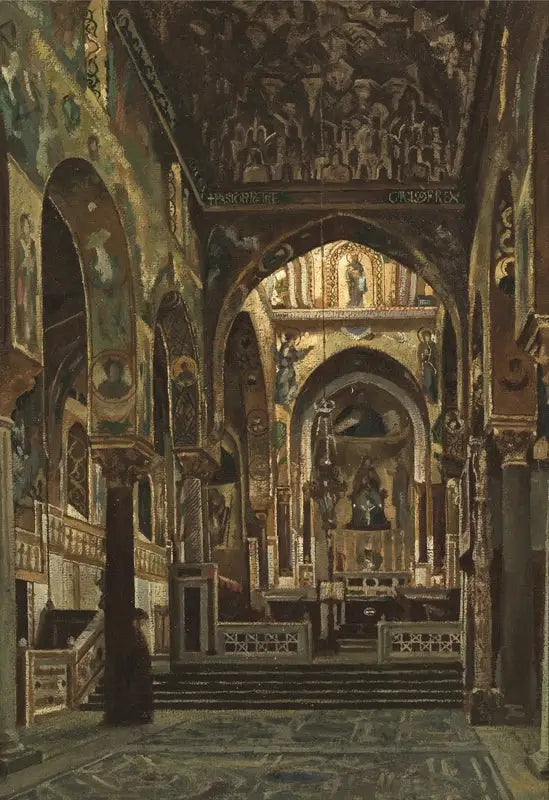 Palatine Chapel, Palermo - Frederic Leighton