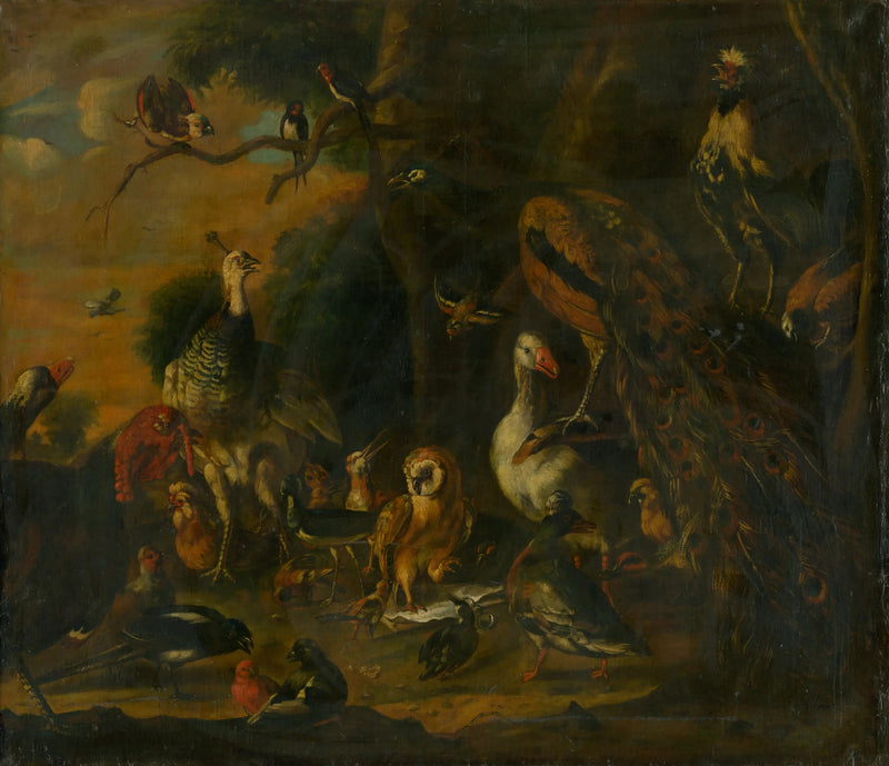 Every bird sings as if it had a beak - Melchior de Hondecoeter