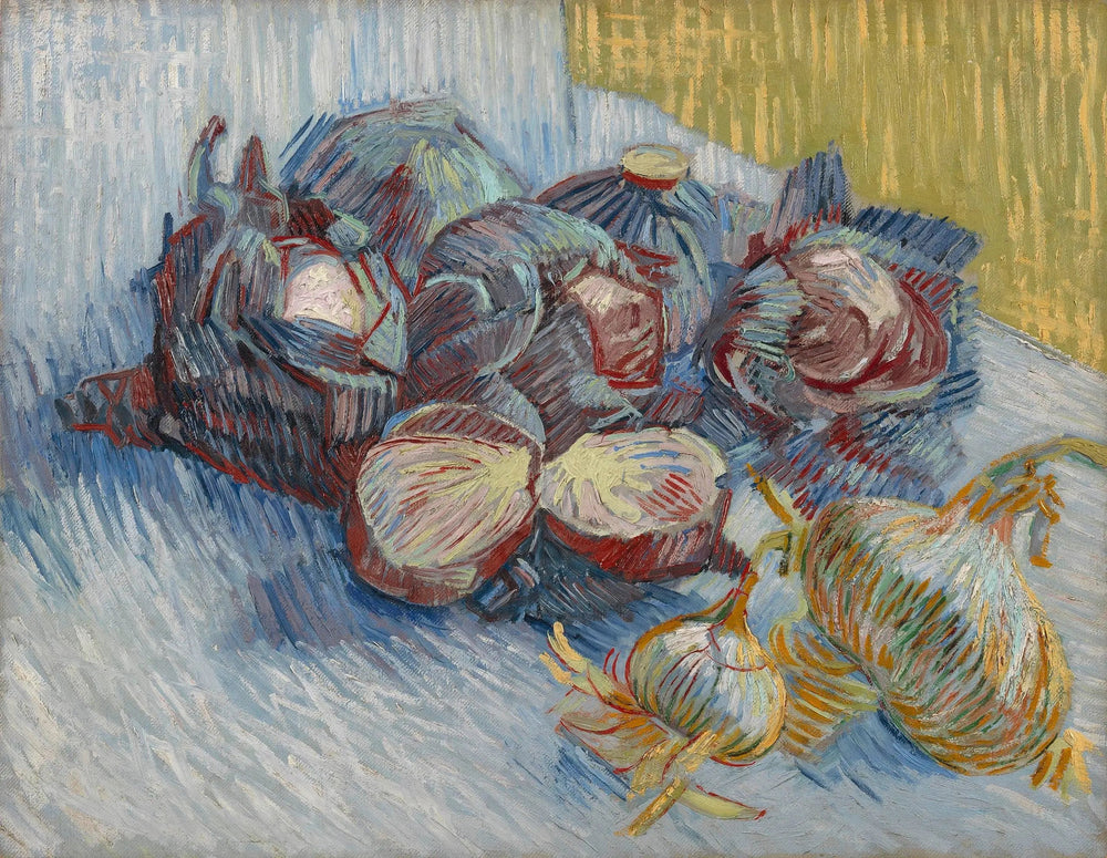 Charbons rouges et ail - Vincent van Gogh image 1 reproduction de peinture à l’huile
