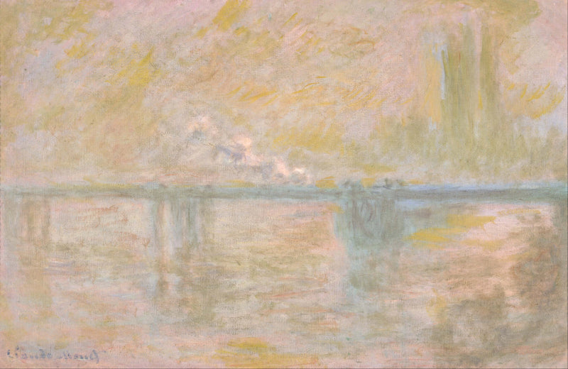 Charing Cross Bridge (overcast day), 1900 - Claude Monet