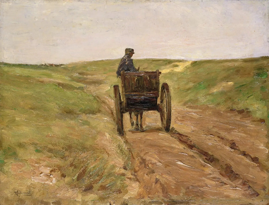 Cart at Katwijk - Max Liebermann