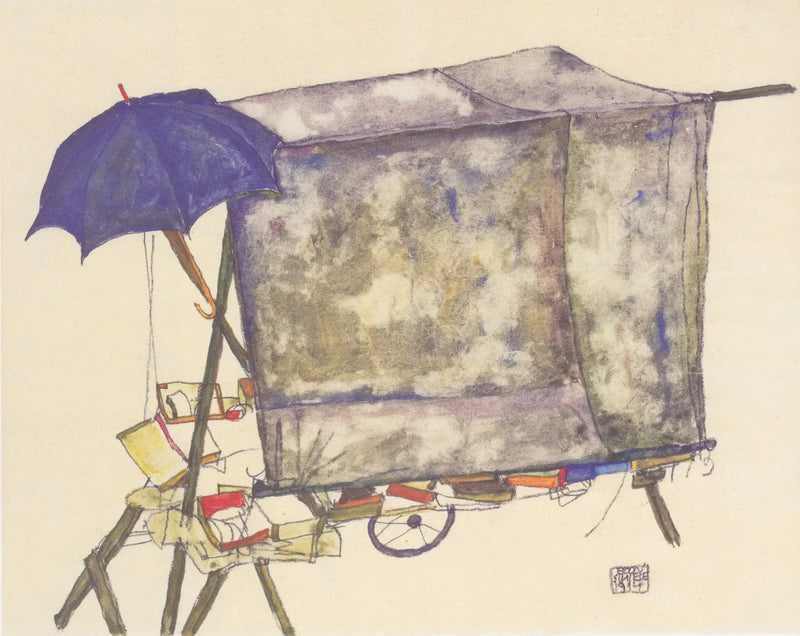 Street Cart - Egon Schiele