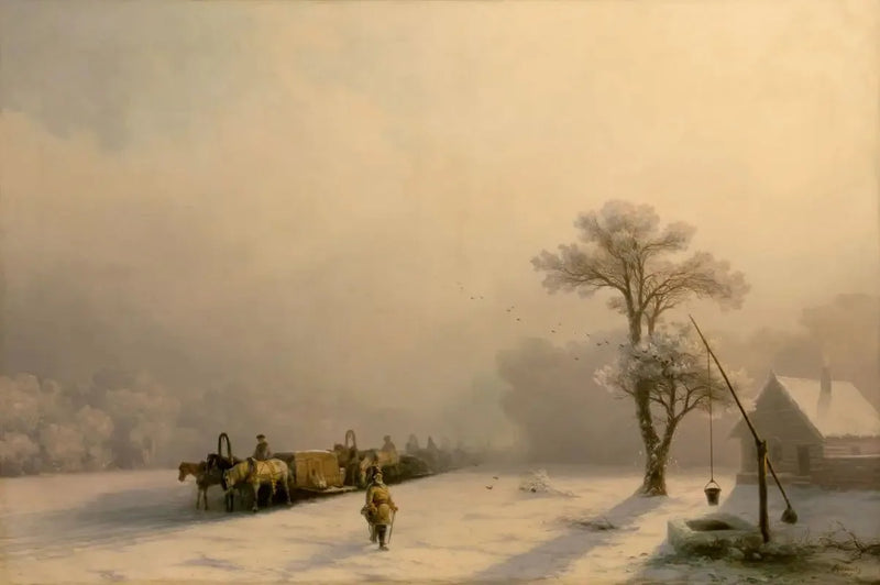 Winter Chariots en route - Ivan Aïvazovski