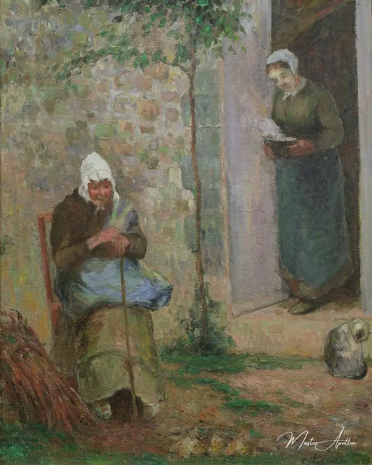 Charité - Camille Pissarro - Reproductions de tableaux et peintures haut de gamme