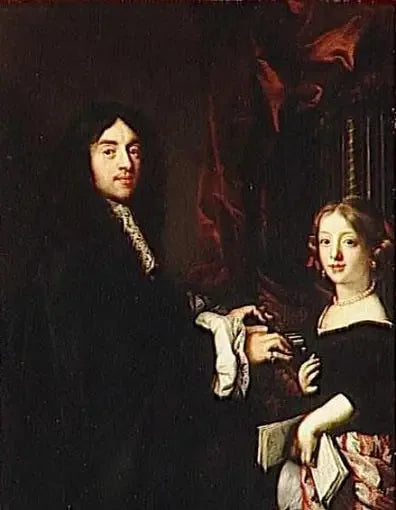 Charles Couperin and the painter's daughter - Claude Lefèbvre