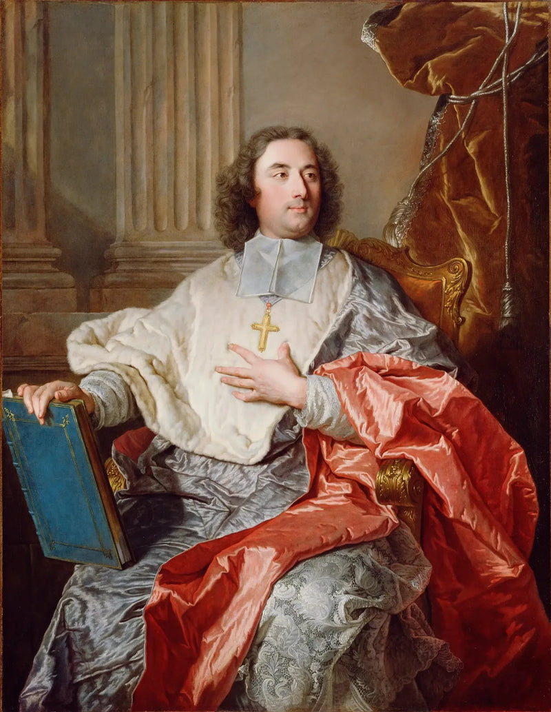 Charles de Saint-Albin (1698-1764), Archbishop of Cambrai - Hyacinthe Rigaud