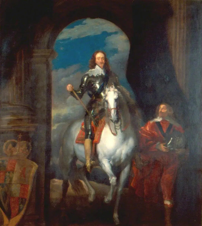 Charles I (1600-1649), on horseback - Antoine van Dyck