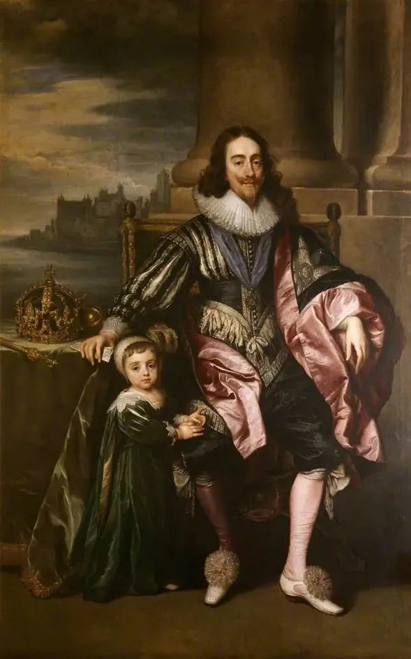 Charles I (1600-1649) and Prince Charles (1630-1685) - Antoine van Dyck