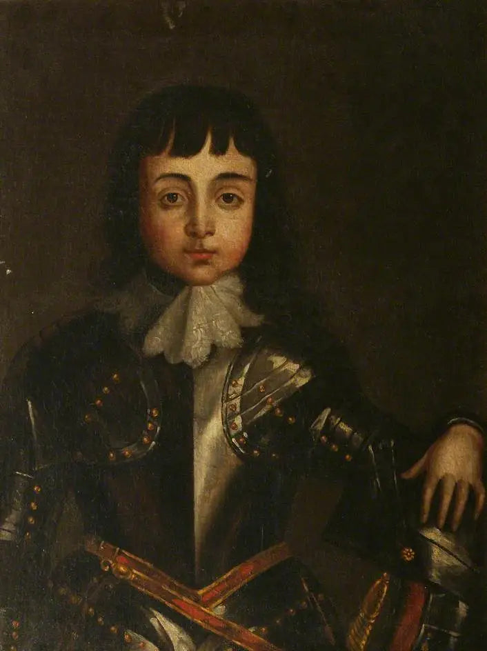 Charles II (1630–1685), child (version of a detail of a group portrait) - Antoine van Dyck