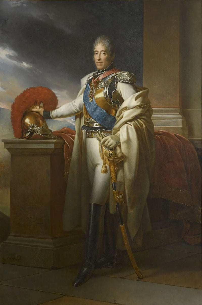Charles-Philippe de France (1757-1836), Count of Artois, in uniform of the Colonel General of the Carabiniers, around 1815 - François Gérard