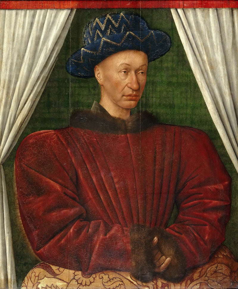 Charles VII, King of France - Jean Fouquet