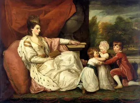 Charlotte (Grenville), Lady Williams-Wynn (1754-1830) and her children - Joshua Reynolds