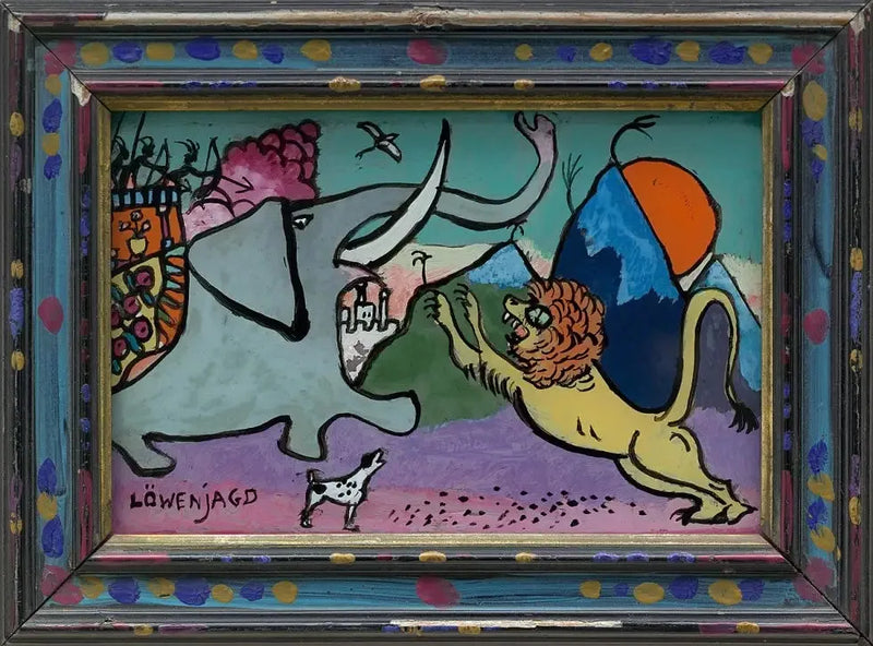 Lion Hunt - Vassily Kandinsky