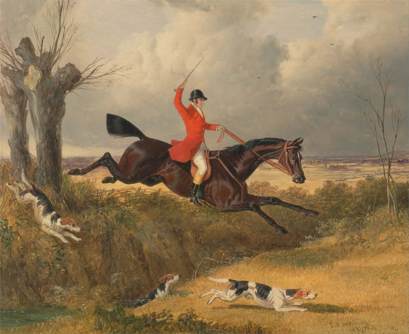 Fox Hunt: cleaning a ditch - John Frederick Herring, Sr.