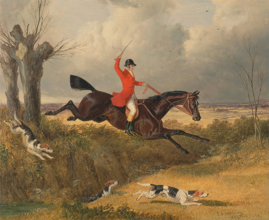 Fox Hunt: cleaning a ditch - John Frederick Herring, Sr.
