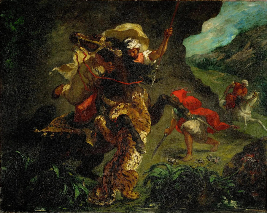 Tiger Hunt - Eugène Delacroix