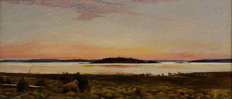goose hunting - Bruno Liljefors