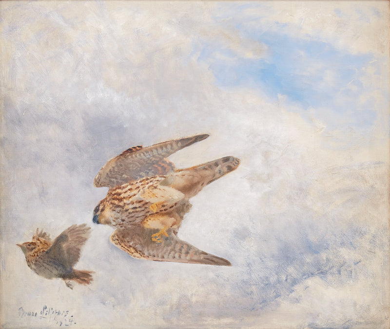 Hunting Birds of Prey - Bruno Liljefors
