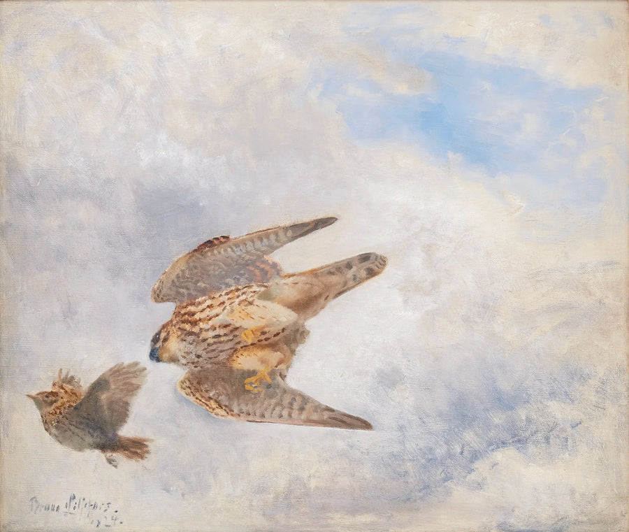 Hunting Birds of Prey - Bruno Liljefors