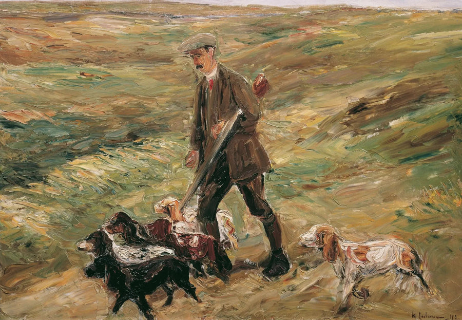 Hunter in the Dunes - Max Liebermann