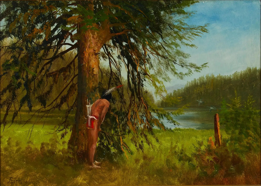 Indian Hunter - Albert Bierstadt
