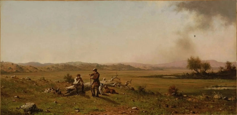 Hunters at Rest - Martin Johnson Heade