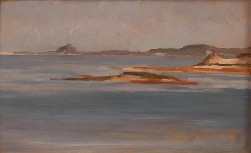 Bamburgh Castle, Northumberland - Frederic Leighton