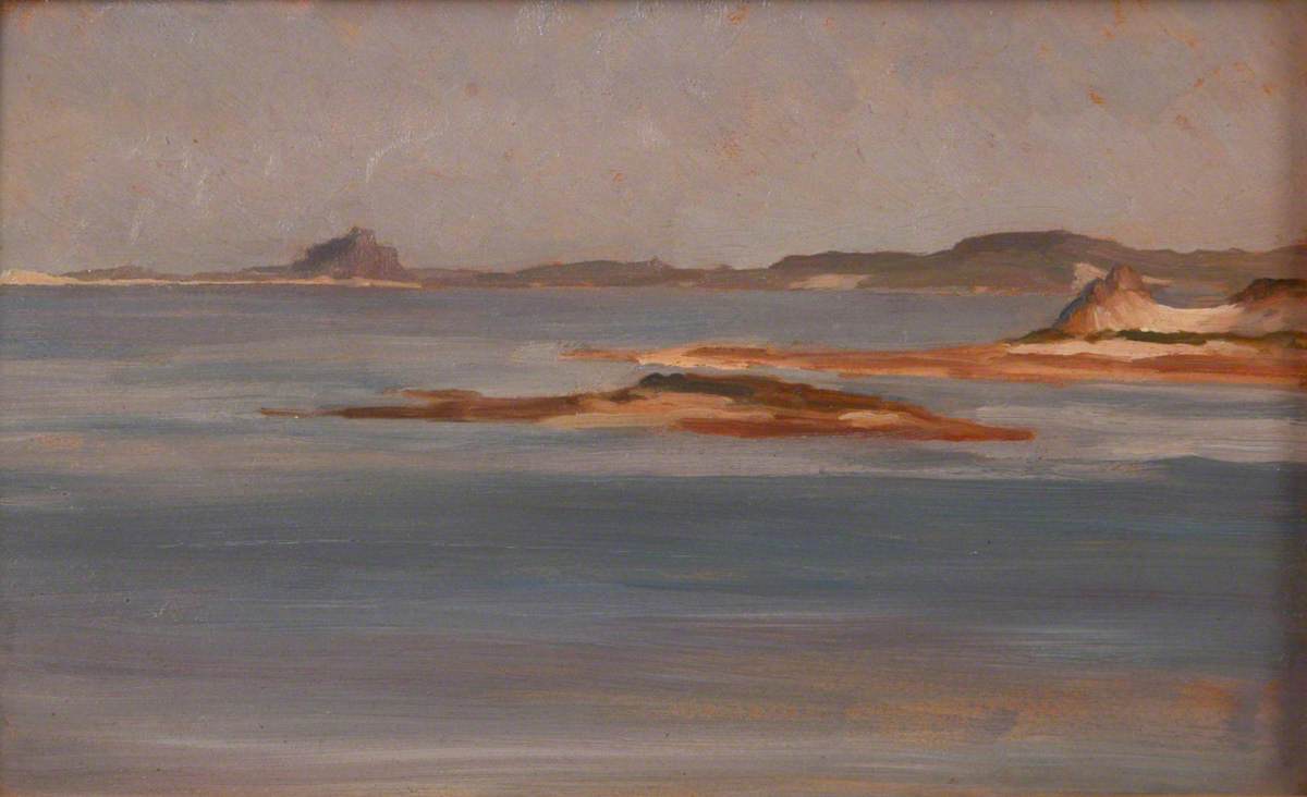 Bamburgh Castle, Northumberland - Frederic Leighton