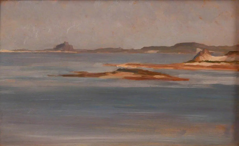 Bamburgh Castle, Northumberland - Frederic Leighton