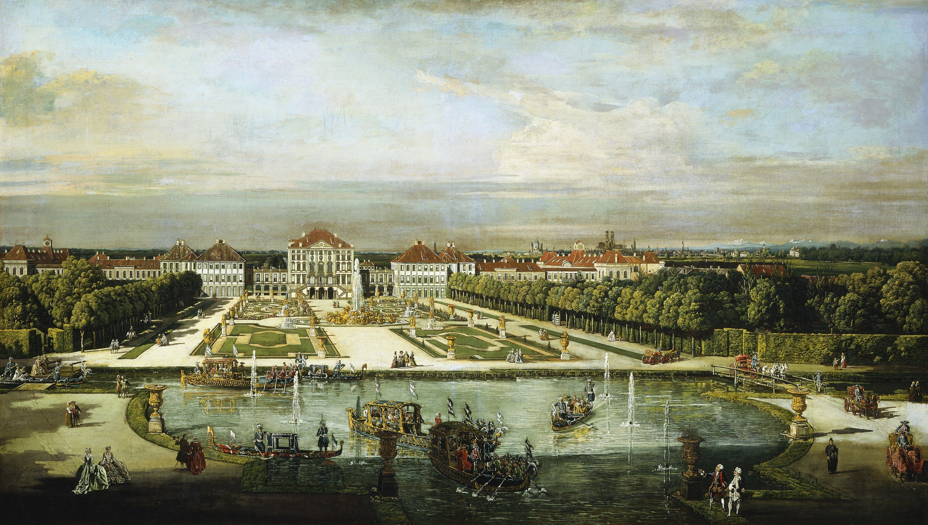 Nymphenburg Castle, Munich - Canaletto