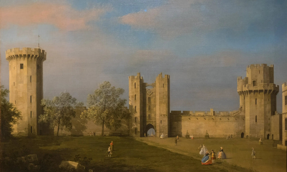 Château de Warwick côté est - Canaletto - Alpha Reproduction