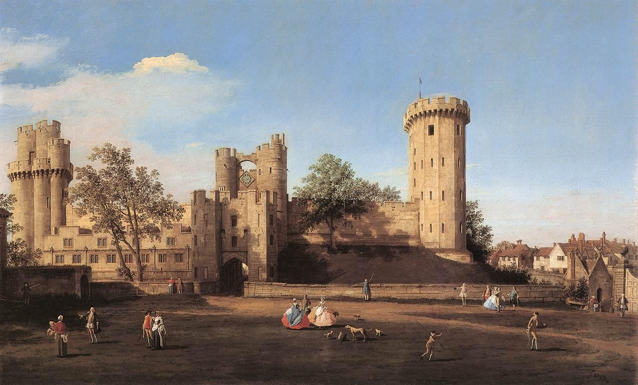 Warwick Castle, East Side - Canaletto