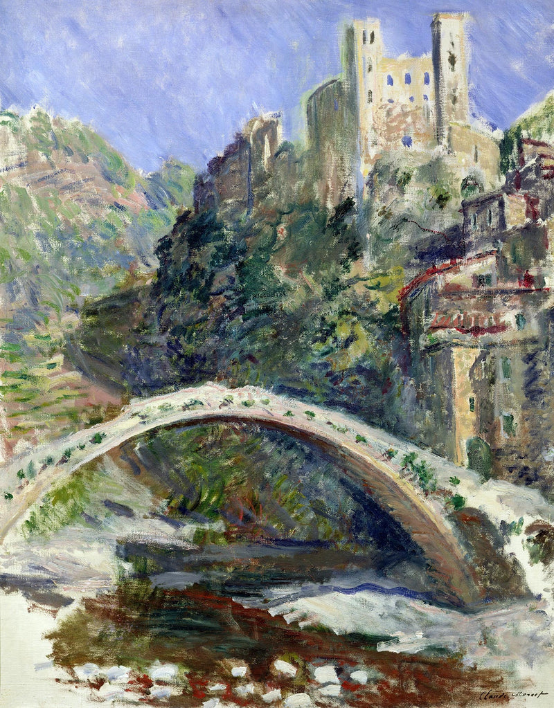 Dolceacqua Castle W883 - Claude Monet