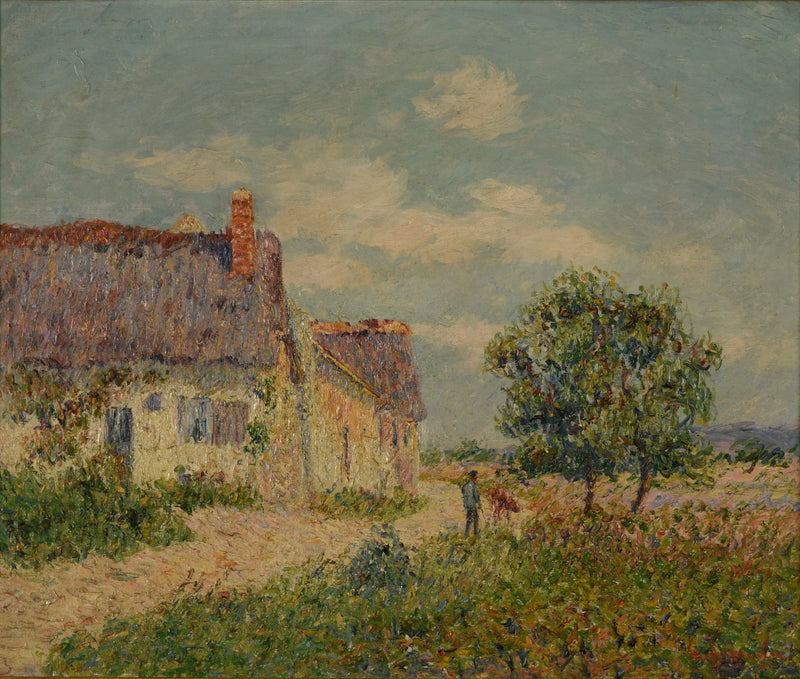 Thatched Cottage at Vandreuil - Gustave Loiseau