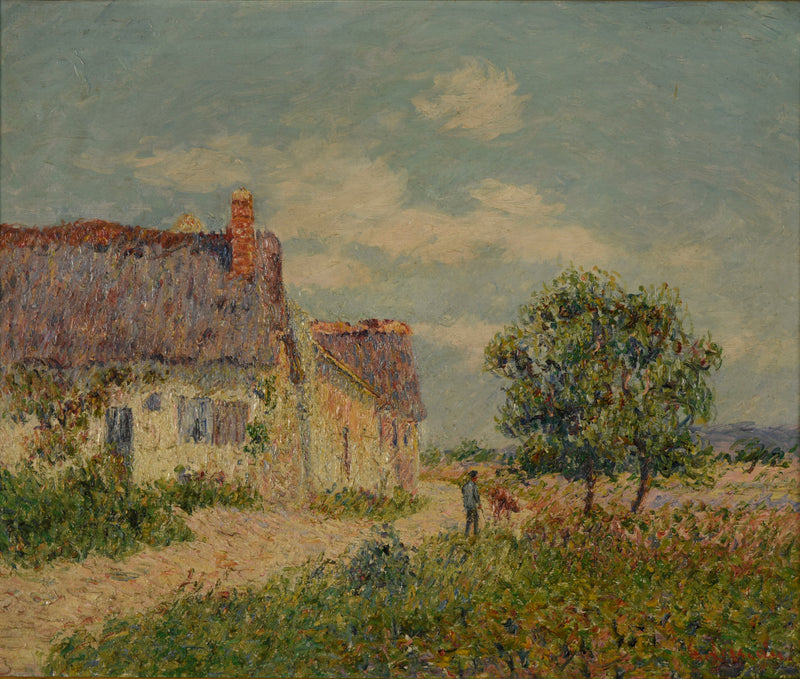 Thatched Cottage at Vandreuil - Gustave Loiseau