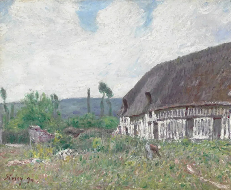 Cottage in Normandy - Alfred Sisley